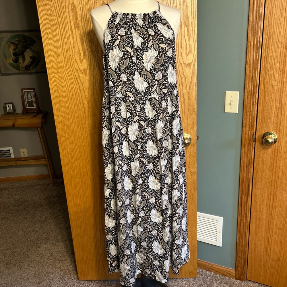 Old Navy Maxi Swing Dress Sundress Size Medium‎ Fairy Core Vacation Boho